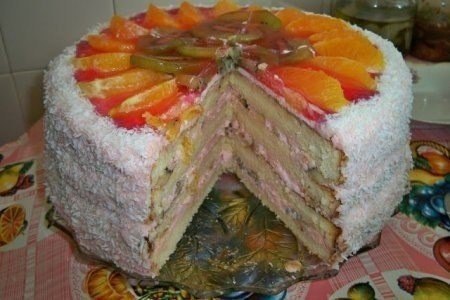 Бисквитный торт