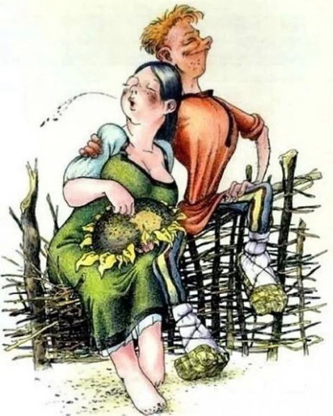 — Ну, вот… а потом я куплю тебе кольцо с бриллиантом… а потом — шубу норковую… а потом — яхту… а ...