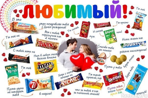 Плакат со сладостями - 5