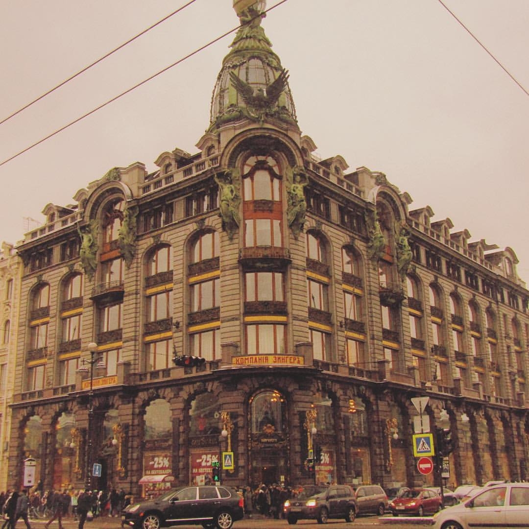The architecture of the Nevsky street is stunning. I thought I would photo every single building and ...