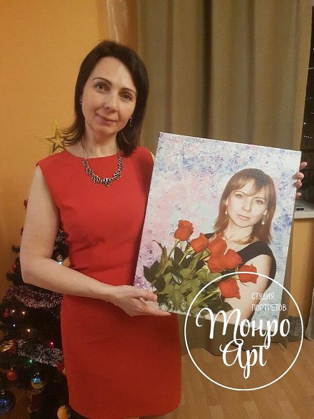 Сколько стоит радость близкого человека? Ровно столько, сколько портрет от студии Монро Арт. ... - 3