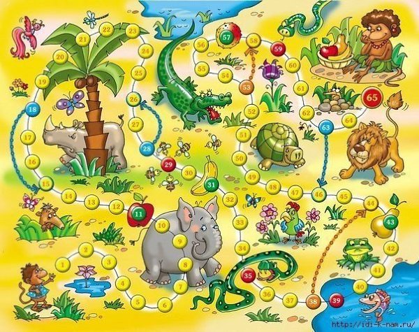 Игры - ходилки. Распечатайте и играйте всей семьей - 7