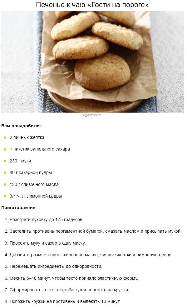 Вкусные печенья за 5 минут