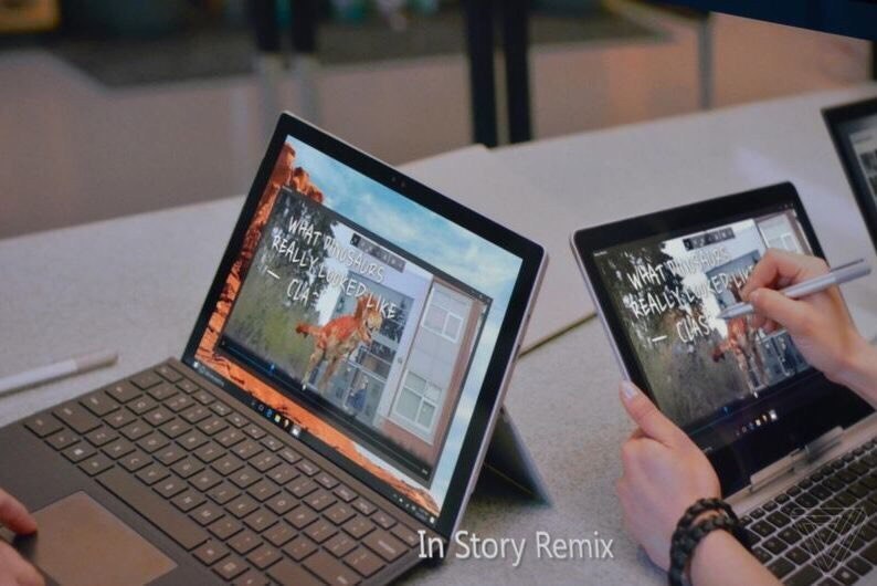 Microsoft     Story Remix.     ...