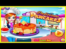 Cooking Delicious Pancakes. Kids games for girls.