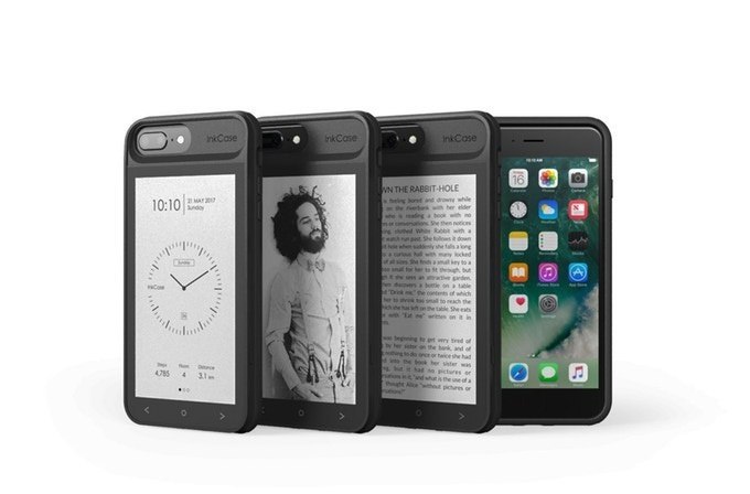 Чехол InkCase i7 Plus с электрофоретическим экраном предназначен для смартфона Apple iPhone 7 ...