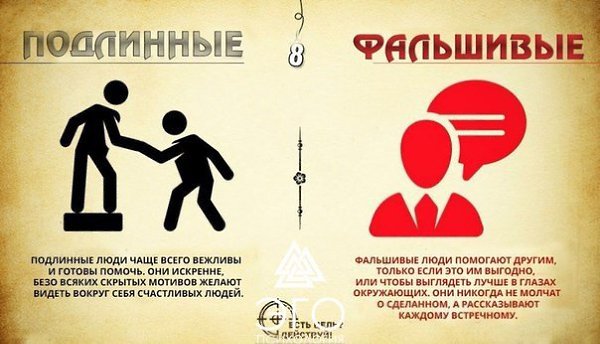 8 различий между подлинными и фальшивыми личностями. - 3
