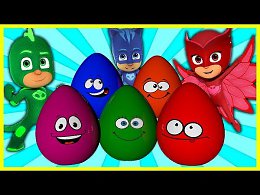 Kids Tv! Surprise eggs - PJ Masks. New cartoon Kinder surprise!