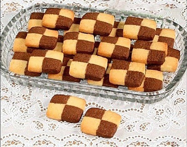 Печенье "Шахматы" рецепт - Авторская кухня: Выпечка и десерты. "Еда"