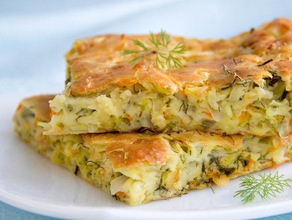 Капустный пирог.Нам потребуется:Для теста:Яйца – 4 шт.,Сметана – 170 г,Мука – 150 г,Соль – 1 ... - 6