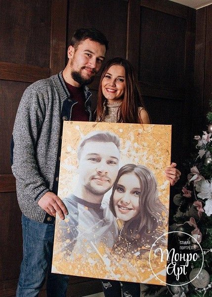 Сколько стоит радость близкого человека? Ровно столько, сколько портрет от студии Монро Арт. ... - 5
