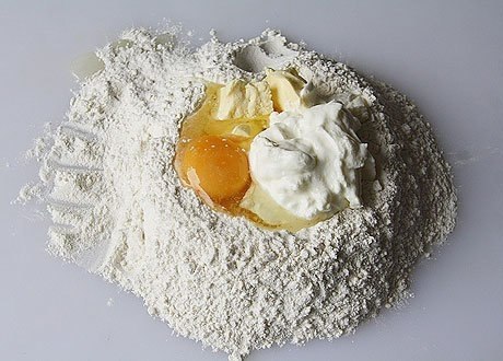 Коржики сметанные.Нам потребуется:Сметана – 4 ст. ложки,Масло сливочное – 2 ст. ложки,Яйцо – 1 ... - 2