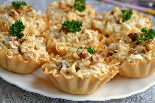 Тарталетки - Простой и быстрый вариант подачи закусок !!! 10 вкуснейших рецептов !!! ...