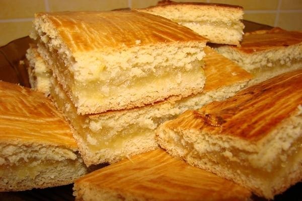 Песочный пирог с лимонной начинкой по-домашнему.мука 1,5 стаканамасло сливочное 1 стакансахар 1/2 ...