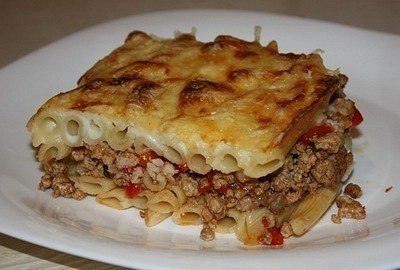 Макаронная запеканка .Рецепт Марины ГрабовскойФарш (я использовала свинину+говядину)Макаронные ...
