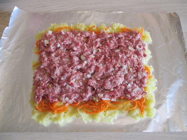 Рулет из картофеля