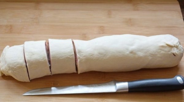 Запеченные рулетики с ветчиной и сыром.Простая и сытная вкуснятина! Сохрани рецепт и ... - 5
