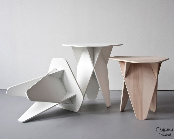 Табурет из фанеры своими руками