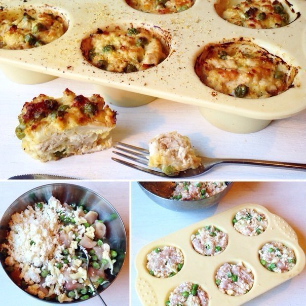 Куриная грудка с овощами и творогом.Ингредиенты: Куриная грудка 1,5 шт. Творог обезжиренный 200 г ...