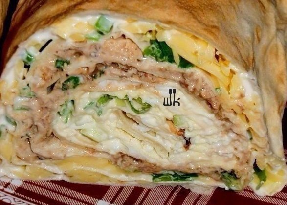 Закусочные рулеты из ЛАВАША! (сохраняем чтобы не забыть) 1. Рулеты из лаваша с курицей и плавленым ... - 2
