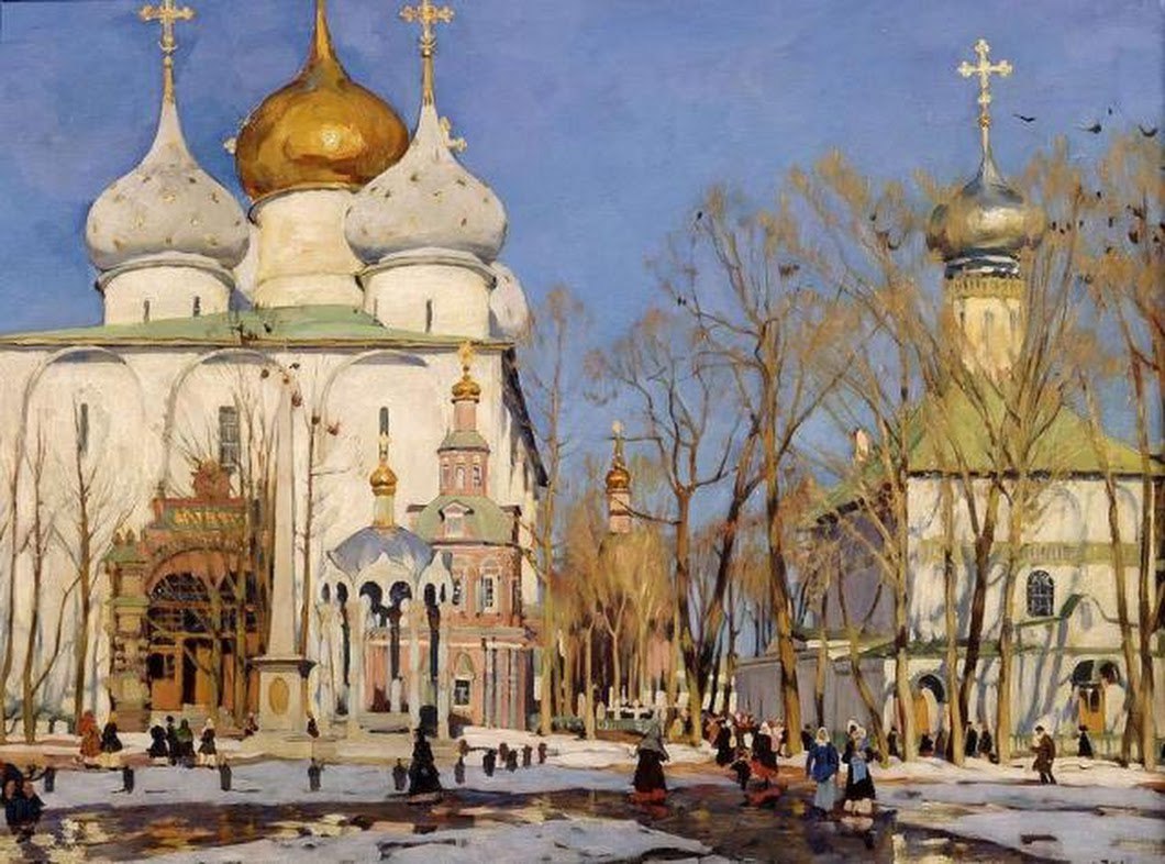 "А какой-то завтра денечек будет?.. Красный денечек будет — такой и на Пасху будет. Смотрю на ...