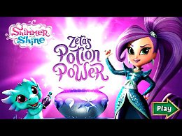 Shimmer and Shine - Zeta Potion Power. Kids games for girls.