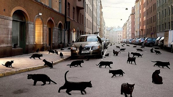 «ГОВОРЯЩИЙ КОТ».***Дорогой кованый сапог шел искры извлекая,На мостовую кот прилег, насытившись, ...