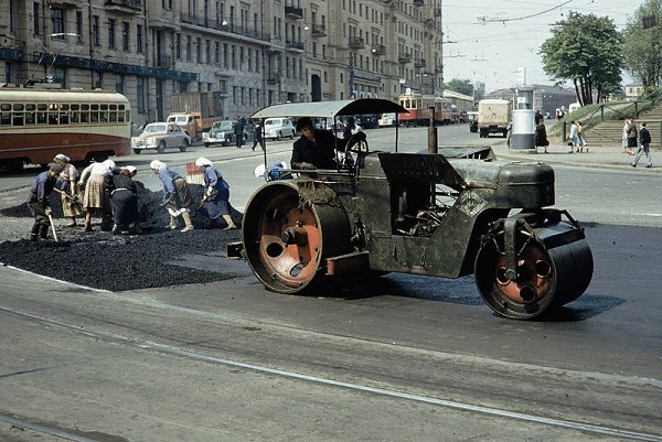 Советская Москва 50-х годов в фотографиях Харрисона Формана - 26
