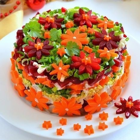 Красивый салат