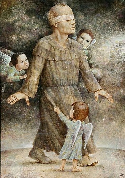 Ангел - Хранитель.****Есть у тебя в этом Mиpe заступник, Посланный светлой судьбой. Ангел-Хранитель, ...