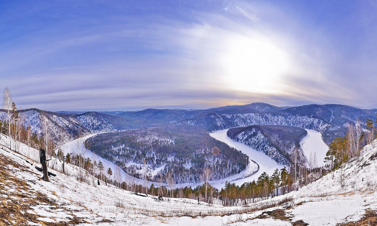 Манская петля Красноярский край река