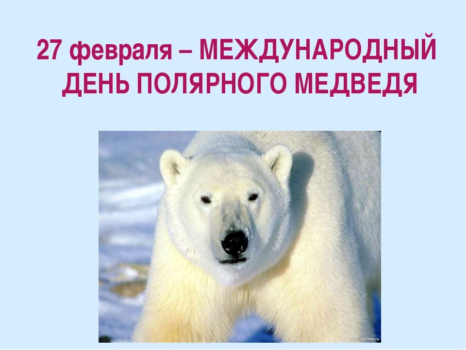  27         (International Polar Bear ...