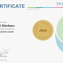 This is to certify that 
Danil Startsev 
has successfully completed the 
Java Tutorial course. 
https://www.sololearn.com/Certificate/1068-3275919/pdf/   SoloLearn