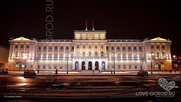 Петербург / фото.Художественная подсветка Мариинского дворцаО дворцеДворец был возведен по проекту ... - 2