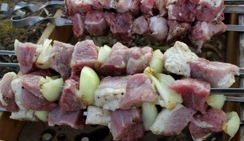 Шашлык из свинины с луком в армянском маринаде. Шашлык из свинины с луком в так называемом армянском ... - 6
