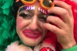 Доча тренируется