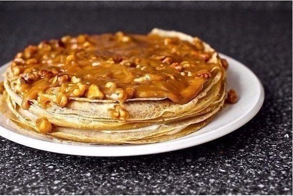 Неприлично вкусный блинный торт.Сохрани рецепт, чтобы не потерять.Ингредиенты:Для банановых ... - 7