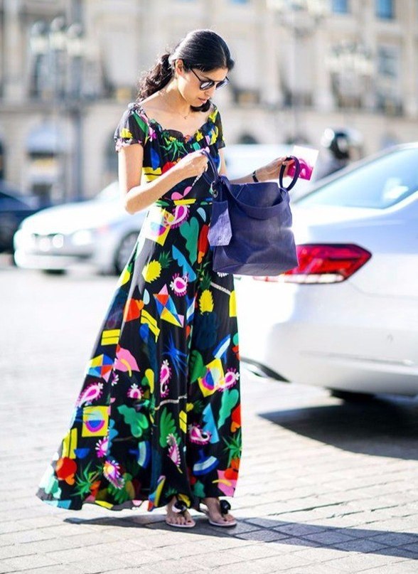 Street Style. Maxi dress. - 4