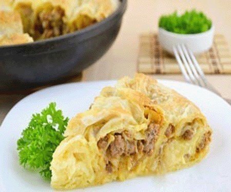 Очень вкусный мясной пирог из лаваша.Хочется поделиться незабываемыми впечатлениями и рецептом очень ...
