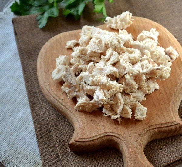 САМЫЙ СЫТНЫЙ САЛАТ.Моё любимое сочетание ингредиентовИНГРЕДИЕНТЫ: Куриная грудка — 300 Грамм Сыр ... - 3