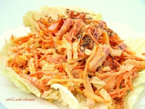 Салат «Анастасия». Вкусный и сытный салат