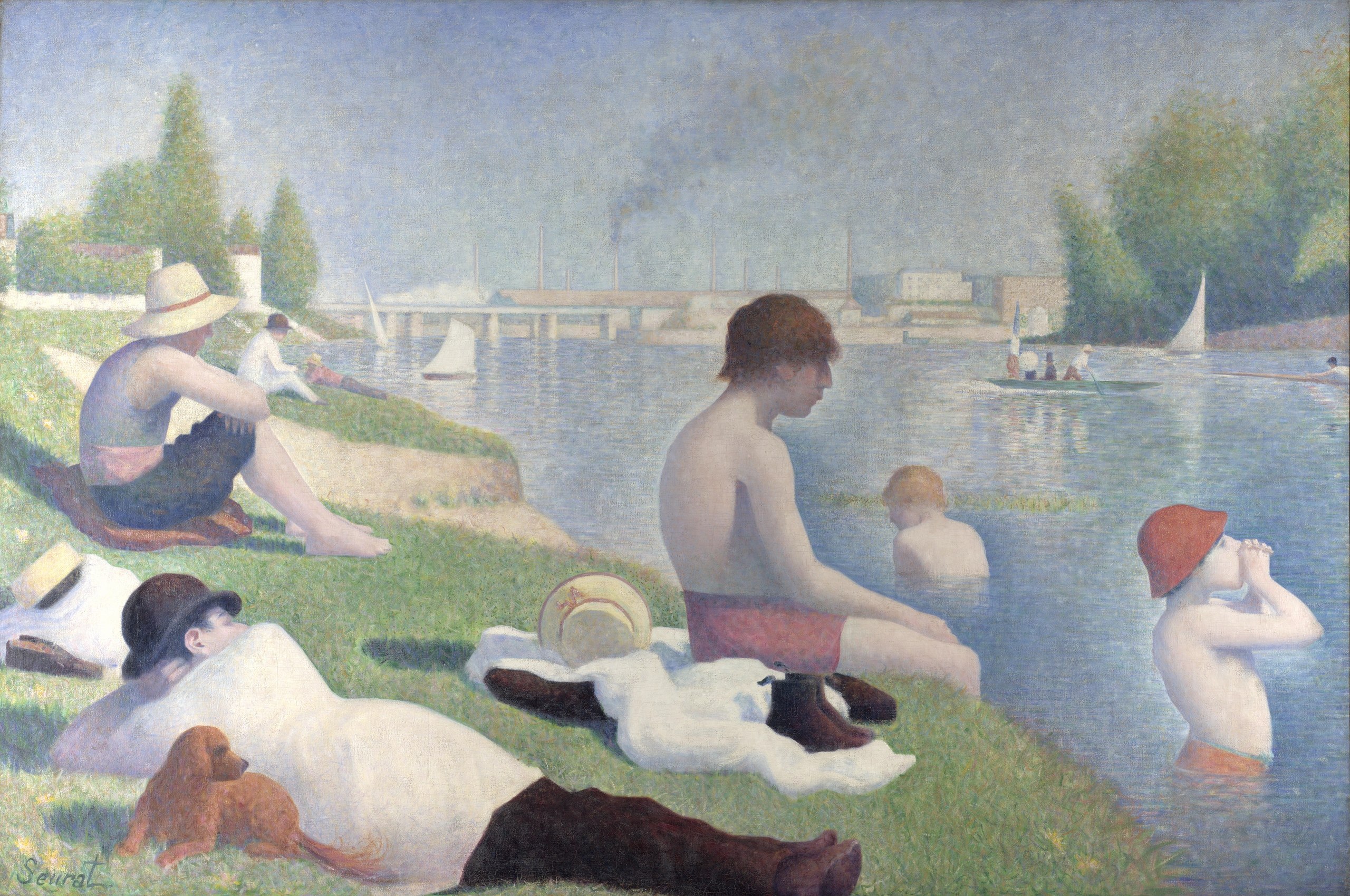 Georges Seurat - Bathers at Asnires
