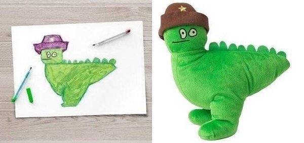 Одна известная компания представила игрушки, созданные по рисункам детей. - 2