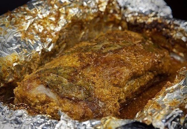 Сочное мясо со специями - умопомрачительный вкус. Свинина, запеченная с майонезом и специями. Вам ... - 8