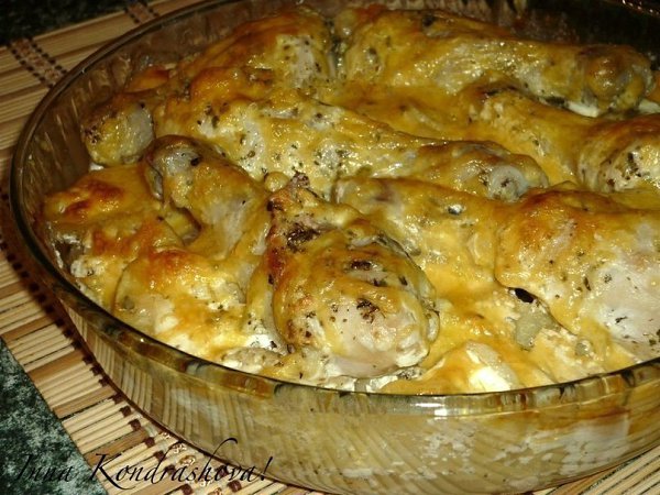 Картошка с куриными ножками в духовке. Этот отличный рецепт особенно понравится любителям вкусной ...