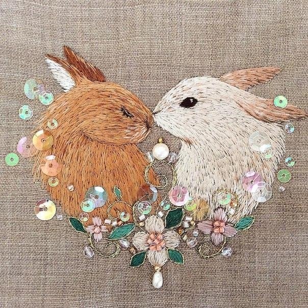 Вышивка гладью - 3