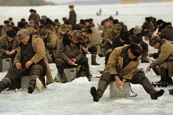 Зима в СССР - фотографии разных лет о том, как советские люди отдыхали зимой - 5