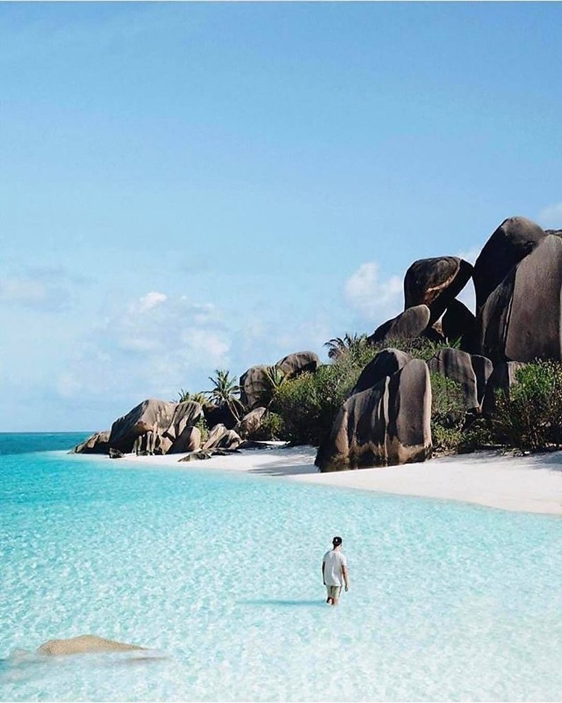 La Digue, Seychelles.