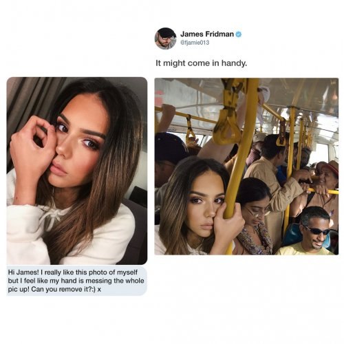 Очередной фотошоп-троллинг от Джеймса Фридмана.Джеймс Фридман (James Fridman) — остряк и ... - 3