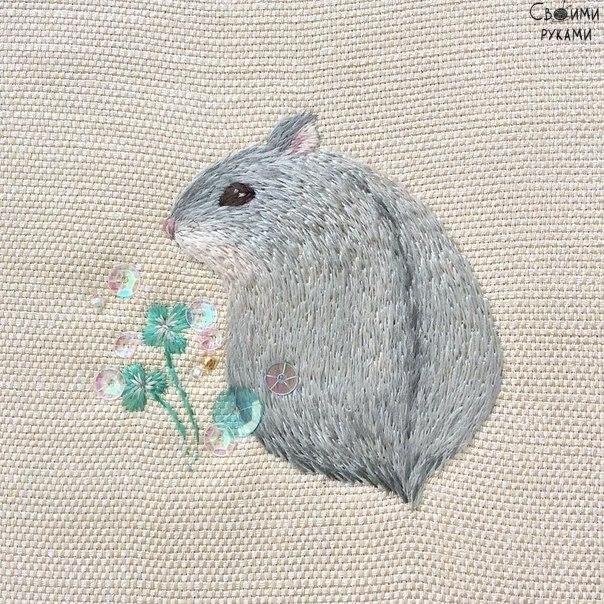 Вышивка гладью